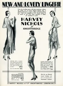 Slip Prints: Lingerie in Harvey Nichols