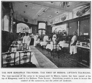 Kingsway Prints: Liptons Tea-Room, Kingsway, London, 1908