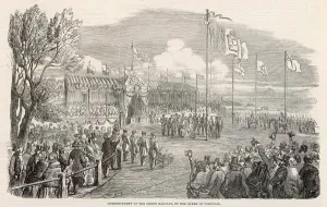 Portugal Prints: Lisbon Railway - 1853