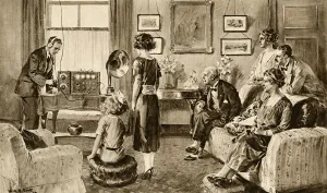 Science Prints: Listening to music transmitted by wireless from Holland