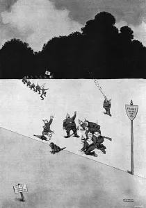 Tail Prints: A Little Frontier Incident by William Heath Robinson