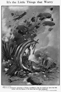 Bunker Prints: Its the Little Things that worry by Bruce Bairnsfather