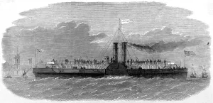 May Prints: Liverpool and Birkenhead Ferry-steamer Cheshire, October 1