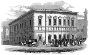 Concert Prints: Liverpool Philharmonic Hall exterior, 1849