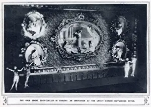 2020 Prints: Living drop-curtain in Better Days, London Hippodrome