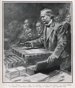 Commons Prints: Lloyd George in Commons