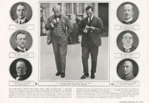 Chamberlain Prints: Lloyd George and Ministers - Anglo-Irish Treaty