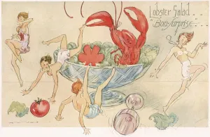 Colour Prints: Lobster Salad, Bon Surprise, by A. K. MacDonald