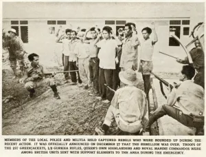 Rebellion Prints: Local police and milita in Brunei