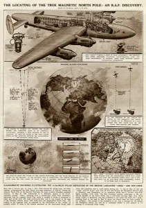 Discovery Prints: Locating true magnetic North Pole by G. H. Davis