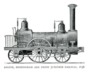 Birmingham Prints: Locomotive engine 1838