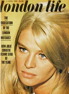 Icon Prints: London Life front cover 1966 featuring Julie Christie