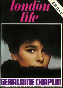 1965 Prints: London Life front cover - Geraldine Chaplin at Tonya