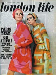 Turbans Prints: London Life front cover with Paris fashions