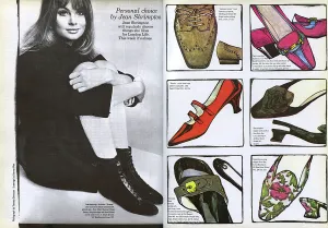 Shopping Prints: London Life - Fashion pages by Jean Shrimpton, 1965