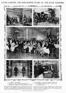 Clubs Prints: London, The New Supper Clubs, The Four Hundred, 1914