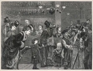 Replaced Prints: London Pub Scene 1872
