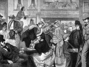 Audience Prints: London Sketch - At a Music Hall