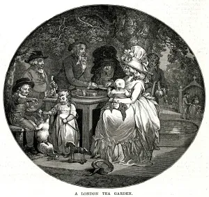 Table Prints: A London Tea Garden 1790