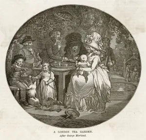 Drinking Prints: London Tea Garden