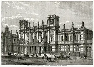 Newly Prints: London University Buildings, Burlington Gardens 1870