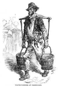 Yoke Prints: London water carrier in Hampstead