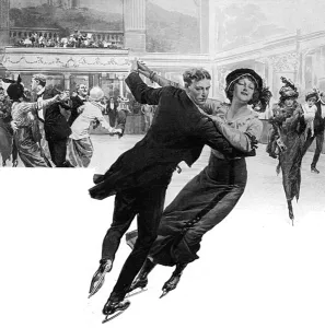 Princes Prints: London in Winter - Skating at Princes Skating Club