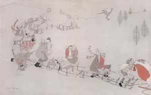 Joyce Prints: The Long, Long Trail: Mixing it at St. Moritz by Joyce Denny