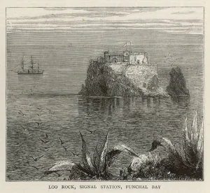 Madeira Prints: Loo Rock, Funchal Bay