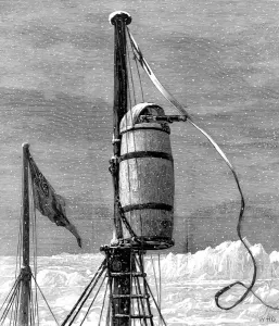 August Prints: The Look-out at the Mast-Head of HMS Alert, 1875