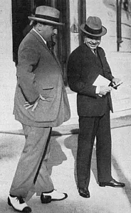 Owner Prints: Lord Castlerosse & Lord Beaverbrook on Cote d Azur