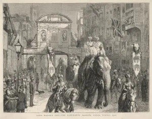 Beneath Prints: LORD MAYORs SHOW 1876