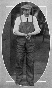 Overalls Prints: Lord Norbury as a munition worker