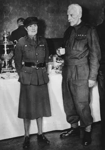 Baron Prints: Lord Redesdale at wedding of daughter Deborah Mitford