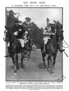 Polo Prints: Lord Wimborne & the England polo team, 1914