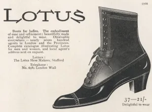 Shoes Prints: Lotus Boots 1912