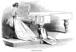 Pianist Prints: Louise Dulcken, Pianist