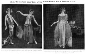 Elspeth Prints: Lovely gown worns at the Paquin Phelps soiree dansante