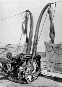 Titanic Prints: Lowering the Titanic life boats