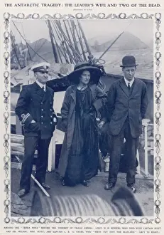 Antarctic Prints: Lt. Bowers, Mrs. Scott and Captain Oates aboard Terra Nova