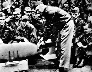 Medal Prints: Lt. -Colonel Jimmy Doolittle on the deck of the Hornet; Sec