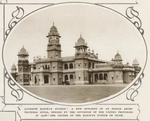 Lucknow Prints: Lucknow Railway Station, India