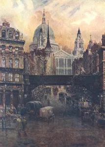 Ludgate Prints: Ludgate Hill / 1918