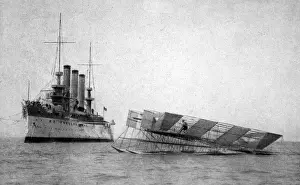Felt Prints: Ludlows Flying Machine and a United States Warship, 1907
