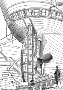 1867 Prints: Lumleys Patent Rudder, 1867