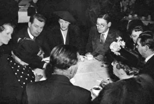 1949 Prints: Luncheon of Anglo-Swedish Society with T. S. Eliot