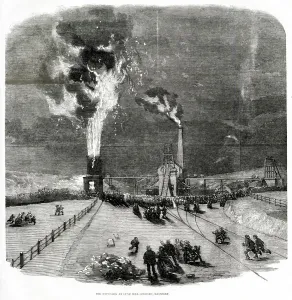 Disaster Prints: Lung Hill Colliery explosion 1857