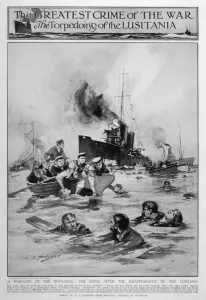 Sailors Prints: AFTER LUSITANIA SANK