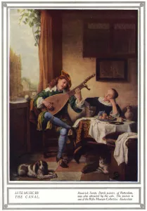 Dutch Prints: Lute Music by the Canal, Hendrick Sorgh