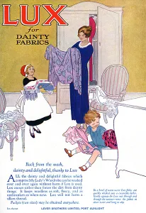 Delicate Prints: Lux advertisement, 1923